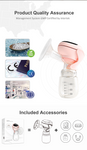 Economic Portable Auto Breast Pump for Babies - All-In-One [Breast Milk Bottles & Breast Pump]