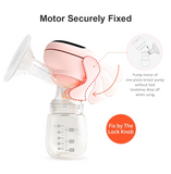 Economic Portable Auto Breast Pump for Babies - All-In-One [Breast Milk Bottles & Breast Pump]